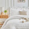 Ruffled Quilt Set Queen Size 92 * 92in - 3