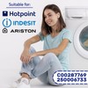 Washing Machine Door Handle 211 x 107 x 27 mm