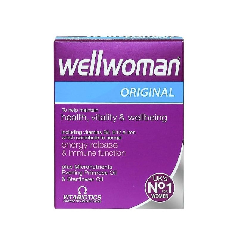 Wellwoman Vitabiotics Original Formula, 30 Count (Pack of 1)