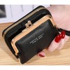 Card and Coin Wallet - Color: Black