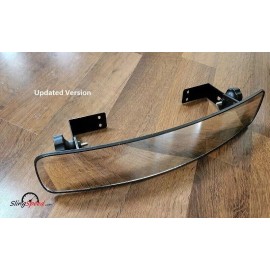 SlingSpeed.com REAR VIEW WIDE MIRROR WIDE VIEW 15" FOR POLARIS SLINGSHOT WITH ROLL BAR TOPS
