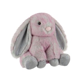Apricot Lamb Colorful Bunny Rabbit Plushies Stuffed Animals for Kids, Soft Cute Plush Toys for Baby Girl and Boy, Fluffy Colorful Bunny Purple 8.3 Inches