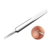 Blackhead Splinter Remover Tweezers Silver Professional Stainless Steel Blackheads Needle
