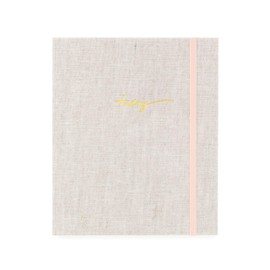 Sugar Paper Mindful Journal, Daily Guided Mindfulness Journal with Prompts for Women & Men, 5 Minute Journal for Self Care, Self Compassion, Gratitude & Reflection, 7" x 8", Breathing Room Flax