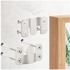 10 Pieces of Picture Frame Embedded Concealed Bracket, Heavy Interlocking