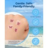 sodknow 80 Pack UV Detection Stickers for Sunscreen Butterfly Pattern-
