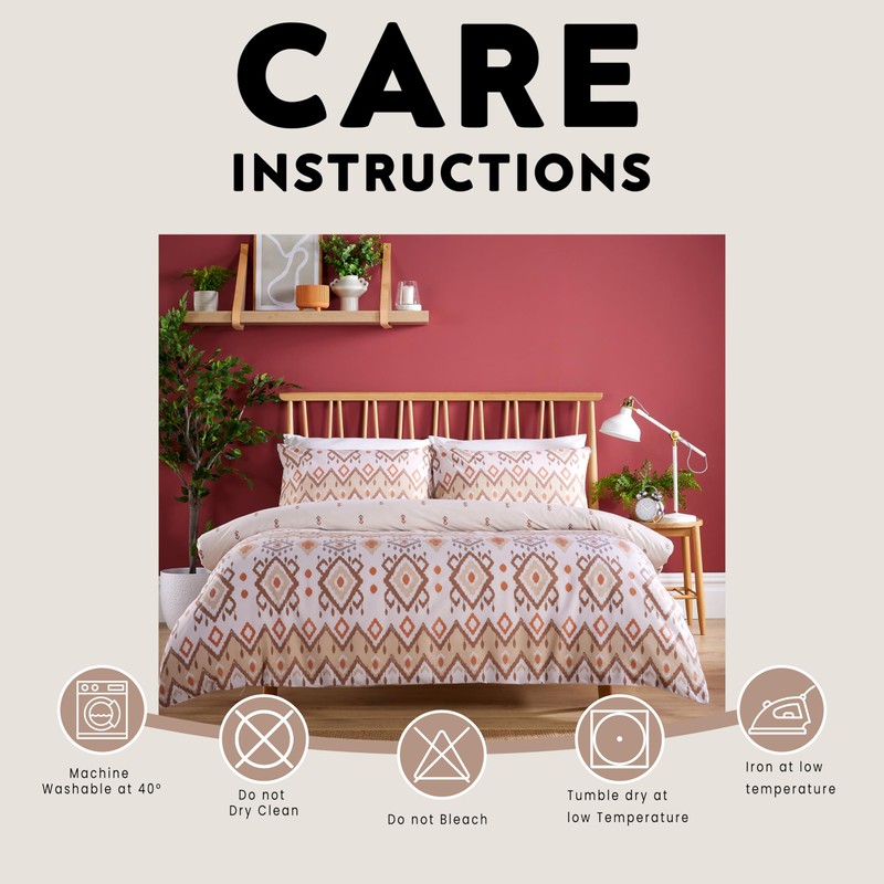 Olivia Rocco Taxila Duvet Cover Set Easy Care Quilt Covers