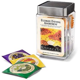 The Republic of Tea: Evening Tea Bag Assortment Jar, 45 Tea Bags