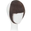 8" Clip in Bangs Hair Extensions Thick Full Neat Bangs