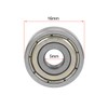 sourcing map 625ZZ Deep Groove Ball Bearing 5x16x5mm Double Shielded