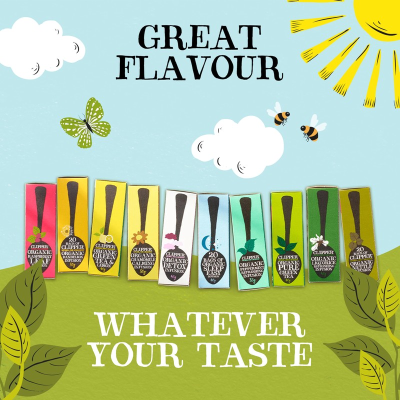 Clipper Tea, Organic Fairtrade Everyday, Organic, USDA Non-GMO, Fair Trade,