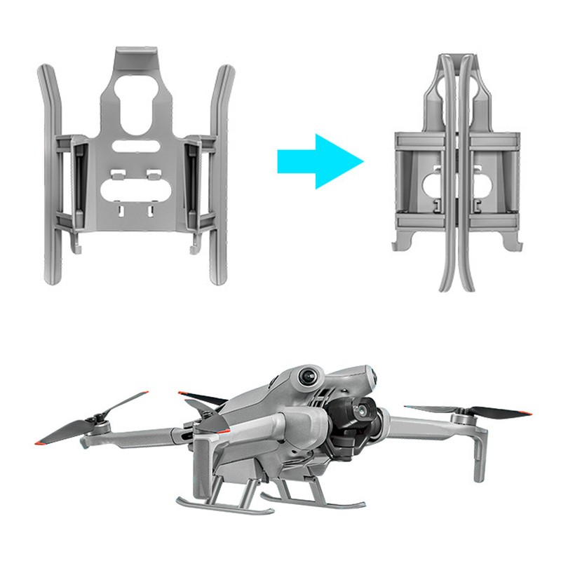 Drone Landing Gear Lightweight Quick Release Foldable Drone Heightened Extended