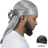 ForceWave Silky Durag for Men Wave Cap Satin Dorag for