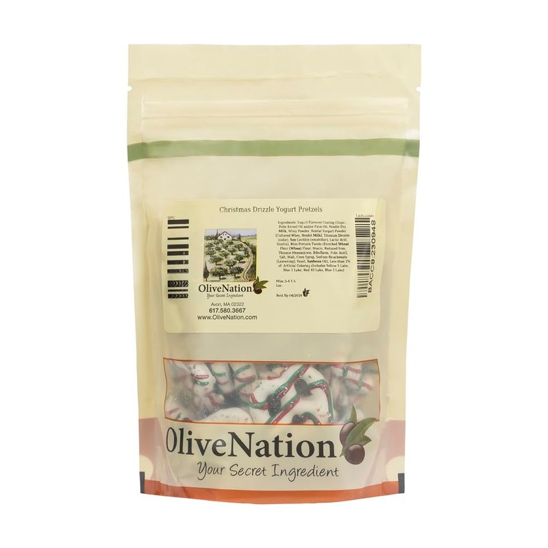 Christmas Drizzle Yogurt Pretzels 1lb
