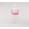 24 Pcs Pink Mini Baby Bottle Fillable Baby shower Newborn