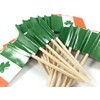 JBCD Ireland Shamrock Toothpick Flag Irish Mini Small Cupcake Topper