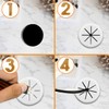 2Pcs Flexible Desk Grommet, HONSNkS 2 Inch Cable Cord Hole