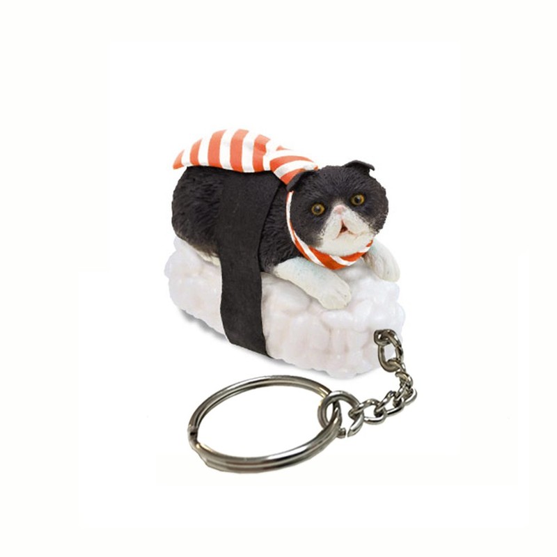 Sushi Cat Clever Idiots Nekozushi Keychain - Blind Box Includes