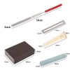 Guitar Bridge Saddle Nut Files Set with Grinding Stone Screw