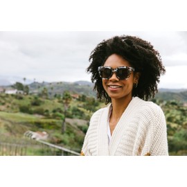 Peepers by PeeperSpecs Oprah's Favorite Women's Center Stage Oversized Bifocal Sunglasses - Blue Quartz +2.50