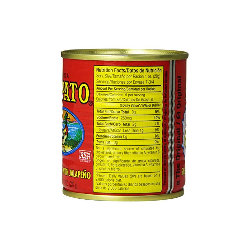 El Pato Tomato Sauce with Jalapeno, 7.75 Ounce (Pack of