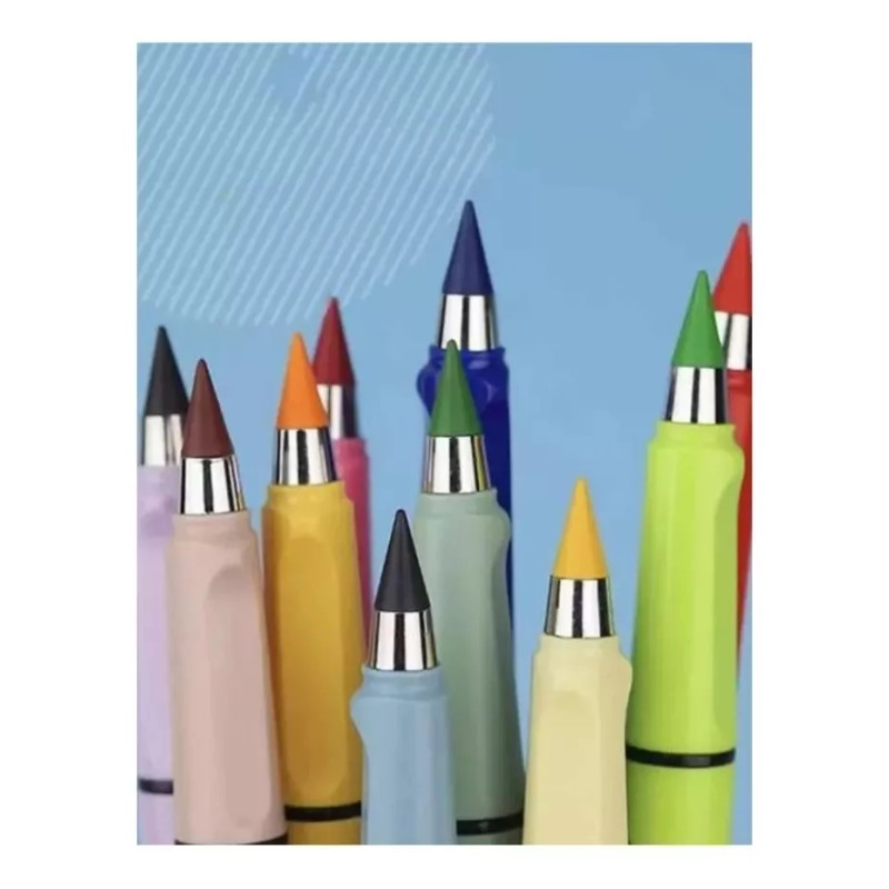 RIVERSOFY 50 Lápices Infinito Mágico Con Punta De Colores