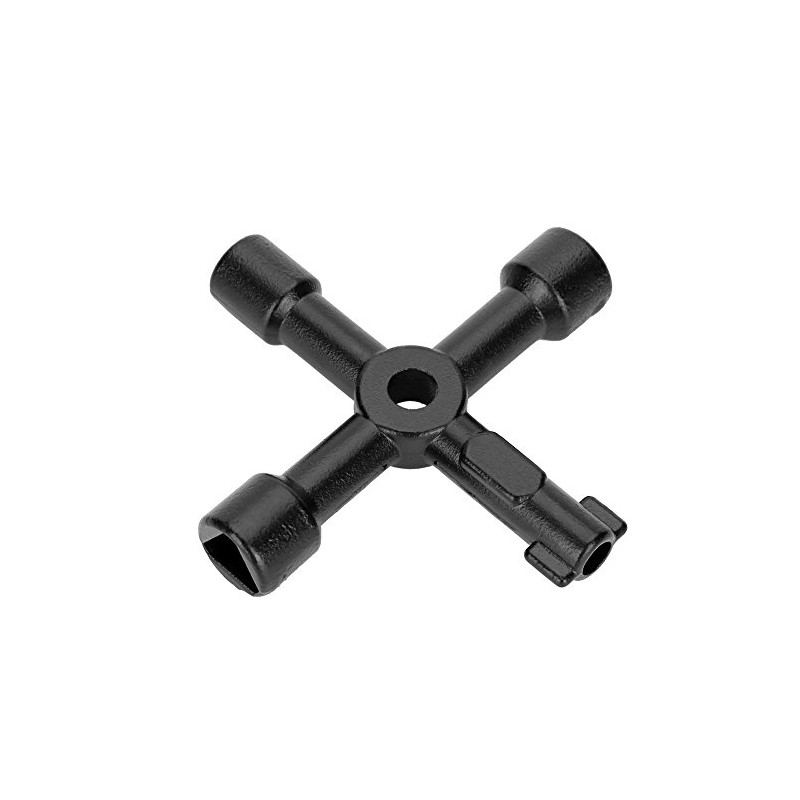 Llave Cruzada Universal, 4 Vías Llave Triangular Llave Cuadrada para