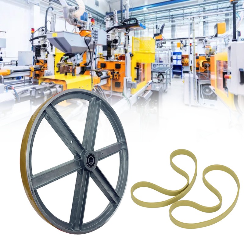 2Pcs Band Saw Tires Rubber Non Slip Noise Reduction Bandsaw
