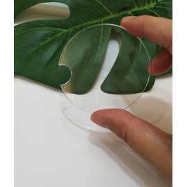 Set of 10 DIY Car Coaster Acrylic Blanks, Tumbler Topper Acrylic Blanks for DIY Coaster Car Kitchen Living Room Office (Clear)