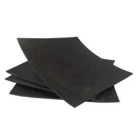 Rubber Sheets, 6x6-Inch by 2.18 mm (Pack of 4) Neoprene, Plumbing, Gaskets DIY Material, Supports, Leveling, Sealing, Bumpers, Floor Protection