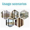 KASHBSAB 2pcs 180 Degree Heavy Duty Cabinet Hinge Frameless Shower