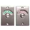 Liphontcta Dock Indicator, Zinc Satin Nickel Bolt Door Lock Indicator