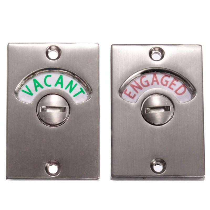 Liphontcta Dock Indicator, Zinc Satin Nickel Bolt Door Lock Indicator