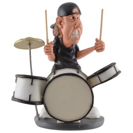 VOGLER Joh. Vogler GmbH Funny Life - Rockstar Lars-The Metaller-Nothing Else Matters- Warren Stratford Collection, Made of Artificial Stone, Hand Painted