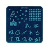 Born Pretty Nail Art Stamping Zodiac Design DIY Manicure Template