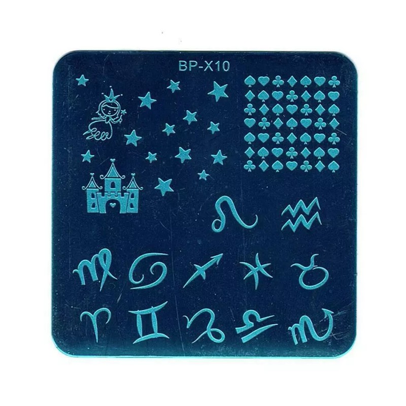 Born Pretty Nail Art Stamping Zodiac Design DIY Manicure Template