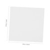 Tofficu White Memo Cube Refill Blank Paper Note Pad Non-Sticky