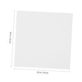 Tofficu White Memo Cube Refill Blank Paper Note Pad Non-Sticky Reminder Pads for Home Office School Use