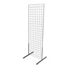 SSWBasics 2' x 6' Grid Wall Standing Fixture - Black