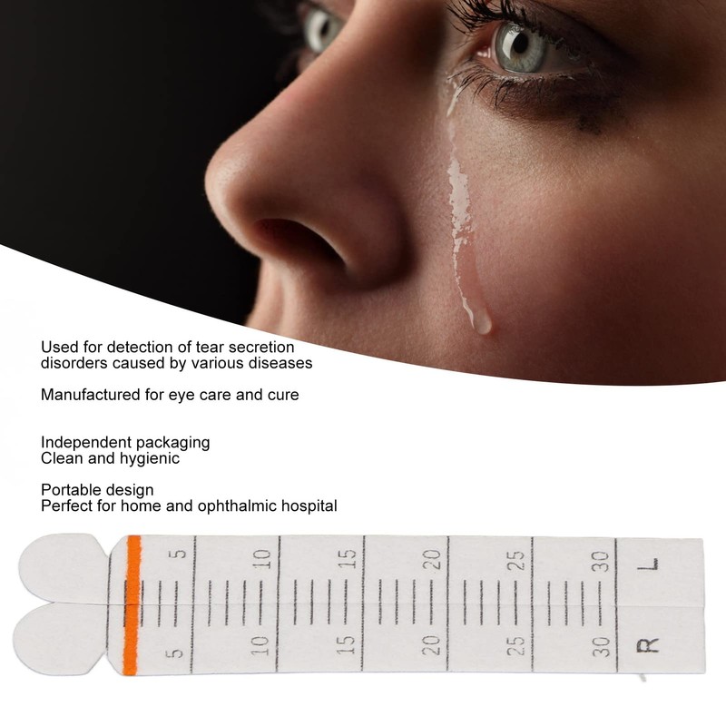 10pcs Schirmer Test Strip Professional Portable Tear Secretion Test Strips