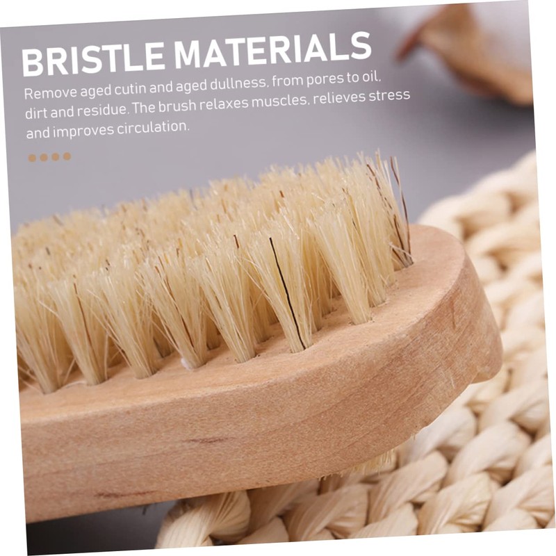 IWOWHERO Double Sided Fingernail Cleaning Brush Professional Nail Manicure Tool