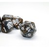DND Dice Set RPG Brown 7-Die Dice Set Fit Dungeons