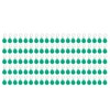 100PCS Door Lock Key Fobs 125KHz Read Only Smart Contactless