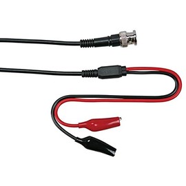Velleman TLM55 Coax Cable with BNC Male and 2 Crocodile Clips, Multi-Colour