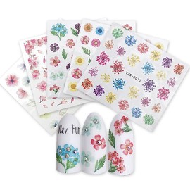 Petal Flower Nail Sticker DIY Nail Art / 꽃잎 플라워 네일스티커 셀프네일아트
