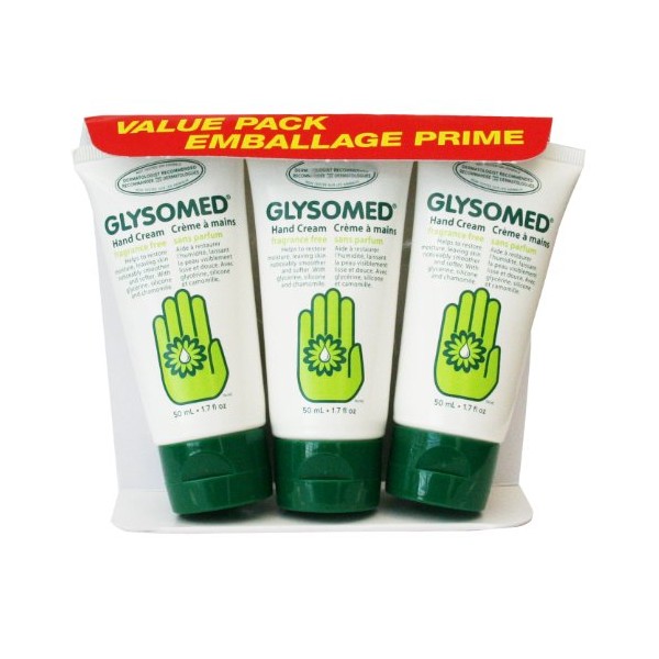 Glysomed Hand Cream Unscented 1.7 Oz Purse Size (Quantity of 3)