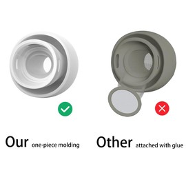 Foweroty 6 Pairs Replacement Ear Tips for AirPods Pro AirPods Pro 2,Premium Silicon Ear Buds Tips 12 Pieces with Portable Storage Box (S/M/L)