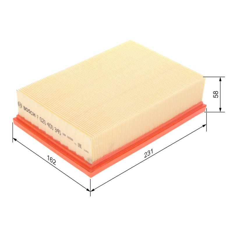 Bosch S0345 - Air Filter Car