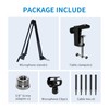 FEELWORLD AMS1 Microphone Boom Arm, Adjustable Mic Arm Stand with