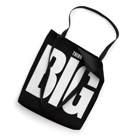 Funny Oversized THINK BIG Graphic Overachievers Adult Humor Tote Bag